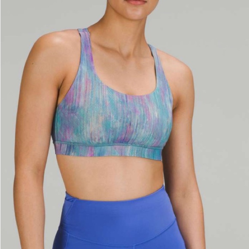 Lululemon Athletica Blue and Purple Sports Bra